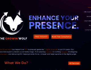 thegrowinwolf.com screenshot