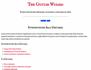 theguitarwizard.com screenshot