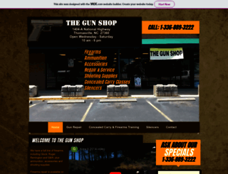 thegunshopnc.com screenshot