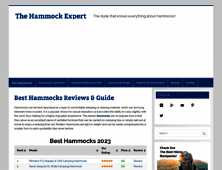 thehammockexpert.com screenshot