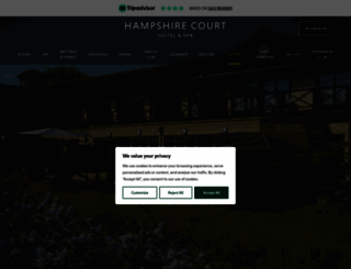 thehampshirecourthotel.co.uk screenshot