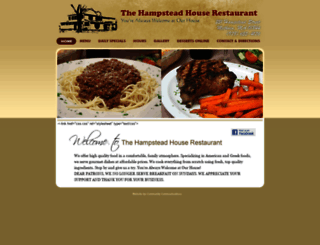 thehampsteadhouserestaurant.com screenshot