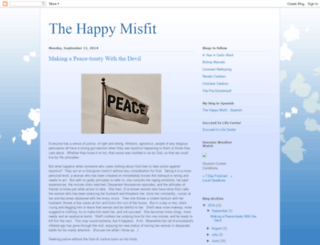 thehappymisfit.blogspot.com screenshot