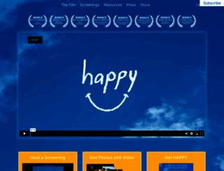 thehappymovie.com screenshot