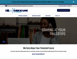 theharborbank.com screenshot