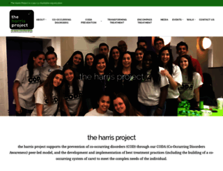 theharrisproject.org screenshot