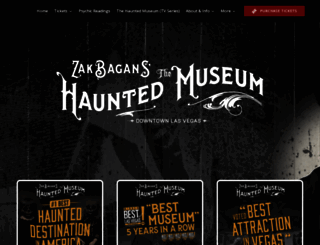 thehauntedmuseum.com screenshot