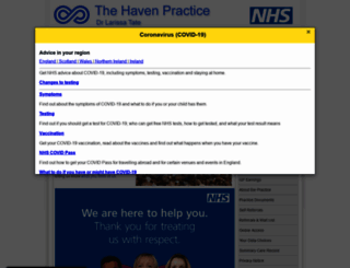 thehavenpractice.co.uk screenshot