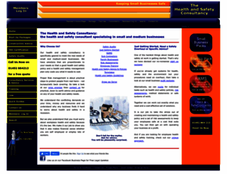 thehealthandsafetyconsultancy.co.uk screenshot