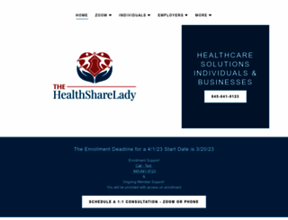 thehealthsharelady.com screenshot
