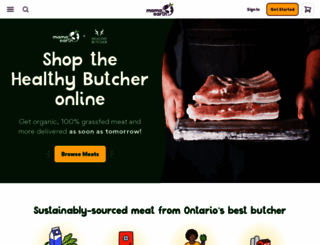 thehealthybutcher.com screenshot