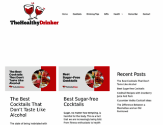 thehealthydrinker.com screenshot