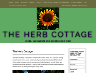 theherbcottage.com screenshot