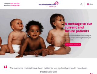 thehewittfertilitycentre.org.uk screenshot