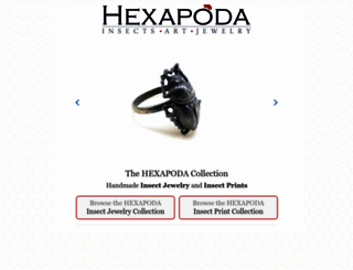 thehexapodacollection.com screenshot