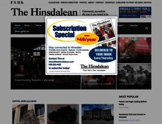 thehinsdalean.com screenshot