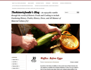 thehistoricfoodie.wordpress.com screenshot