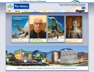 thehistory.childrensmuseum.org screenshot
