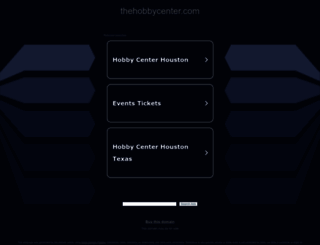 thehobbycenter.com screenshot