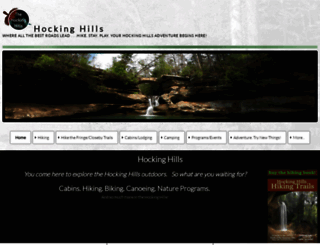 thehockinghills.org screenshot