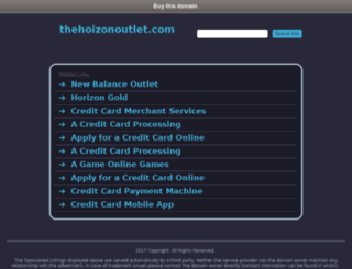 thehoizonoutlet.com screenshot