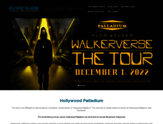 thehollywoodpalladium.com screenshot