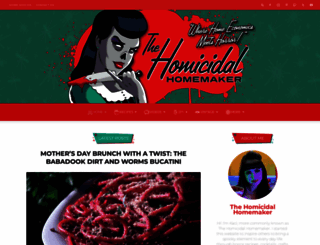 thehomicidalhomemaker.com screenshot