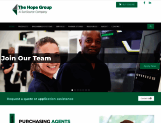 thehopegroup.com screenshot