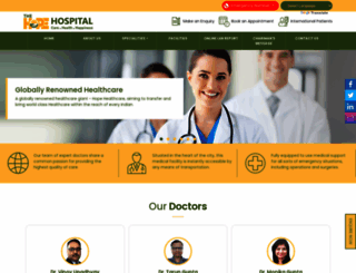 thehopehospital.org screenshot