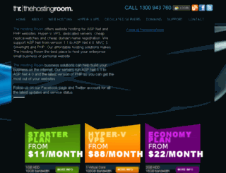 thehostingroom.com.au screenshot