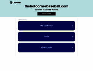 thehotcornerbaseball.com screenshot