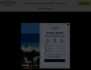 thehotelofsouthbeach.com screenshot