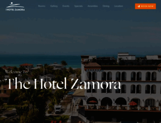 thehotelzamora.com screenshot