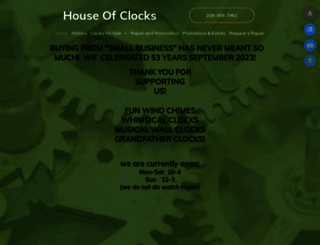 thehouseofclocks.net screenshot