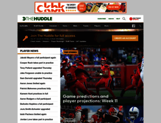 thehuddle.com screenshot