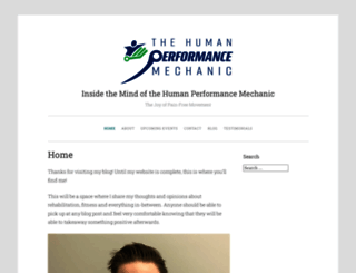 thehumanperformancemechanic.wordpress.com screenshot