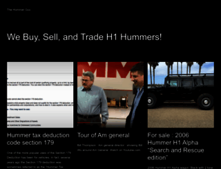 thehummerguy.com screenshot