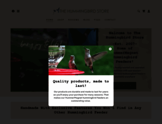thehummingbirdstore.com screenshot