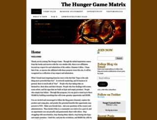 thehungergamematrix.wordpress.com screenshot