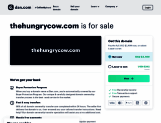 thehungrycow.com screenshot