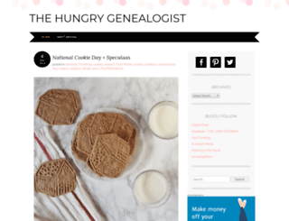 thehungrygenealogist.com screenshot