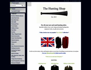 thehuntingshop.co.uk screenshot
