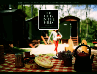 thehutsinthehills.co.uk screenshot