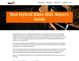 thehybridbike.com screenshot