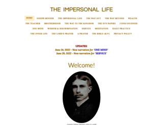 theimpersonallife.weebly.com screenshot
