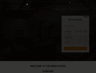 theindiahotel.com screenshot