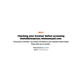 theindianexpress.releasemyad.com screenshot
