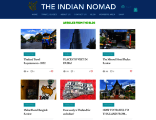 theindiannomad.com screenshot