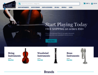 theinstrumentplace.com screenshot