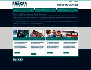 theinsurancebrokerdirectory.co.uk screenshot
